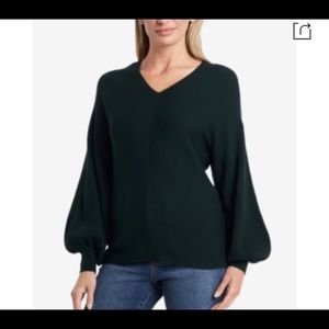 657 🔴 NWT 1.State Ribbed Puff Sleeves Sweater. SzXS